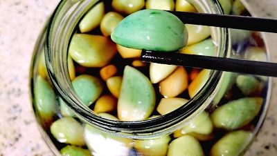 cách ngâm tỏi xanh trung quốc công thức 2