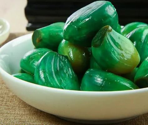 mẹo ngâm tỏi xanh trung quốc