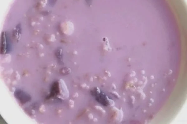 Cách nấu cháo yến mạch khoai lang siêu ngon